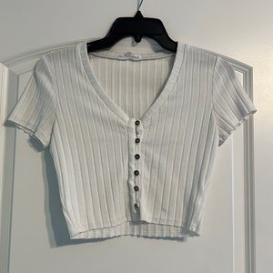 Stolen Hearts Button Top